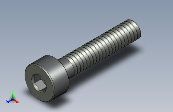 ISO 4762 内六角螺栓   M2x10