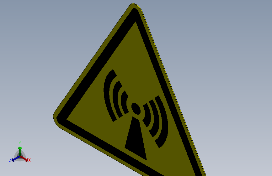 ISO7010 W005 非电离辐射警告.SLDPRT