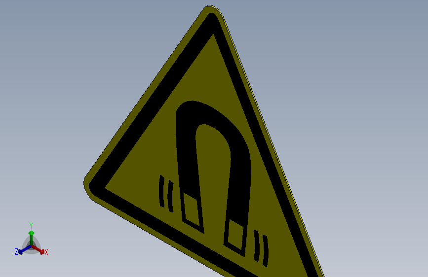 ISO7010 W006 磁场警告