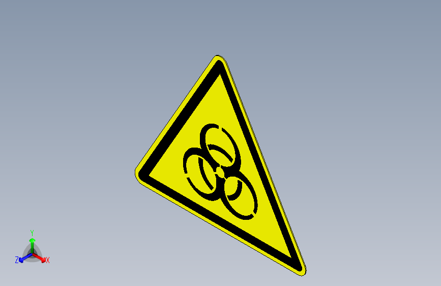 ISO7010 W009 生物危害警告.STEP