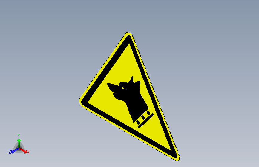ISO7010 W013 警告：看门狗.STEP
