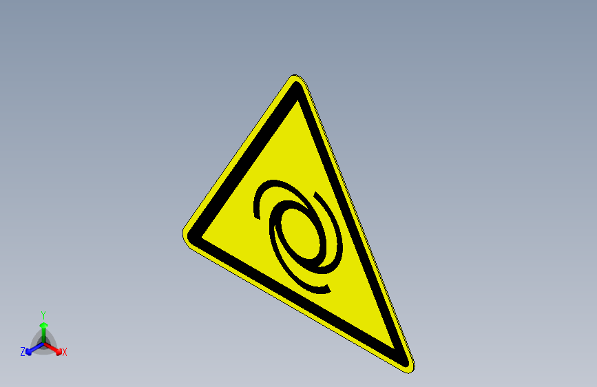 ISO7010 W018 自动启动警告.STEP