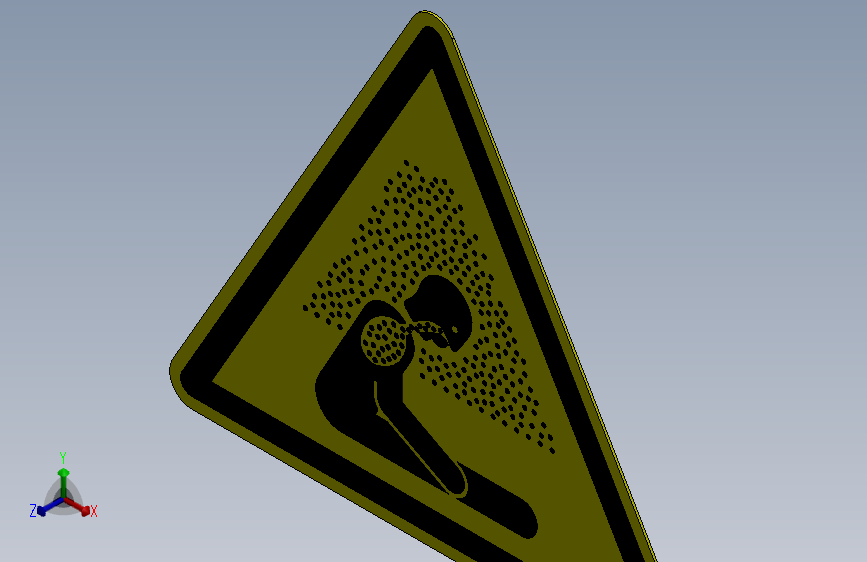 ISO7010 W041 呼吸窒息危险警告.SLDPRT
