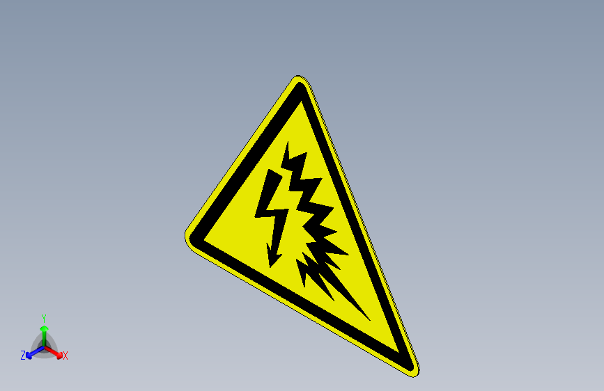 ISO7010 W042 预警电弧