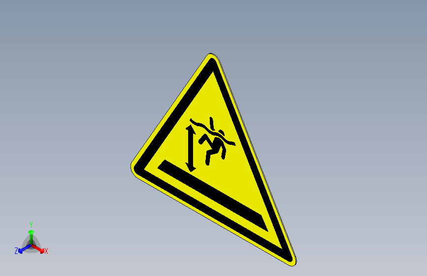 ISO7010 W047 深水警告