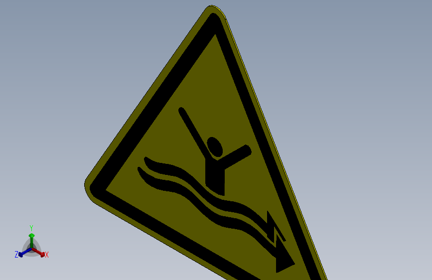 ISO7010 W057 强流警告.SLDPRT