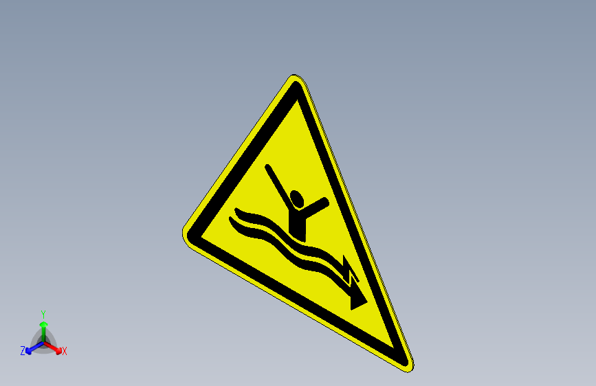 ISO7010 W057 强流警告.STEP