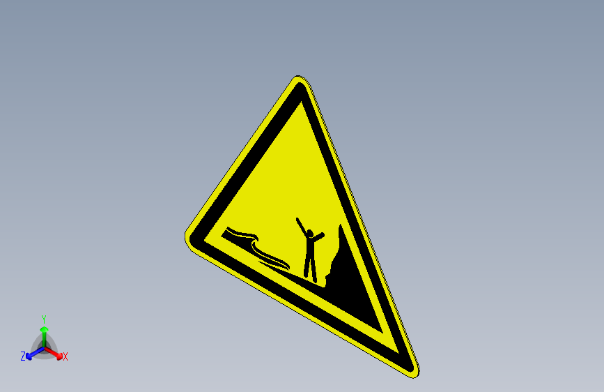 ISO7010 W060 升潮预警