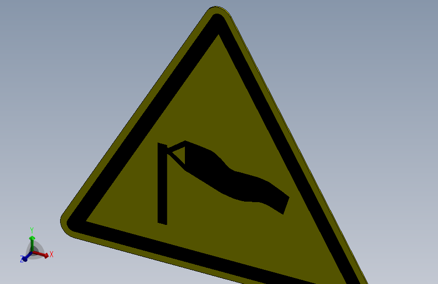 ISO7010 W064 强风警告.SLDPRT