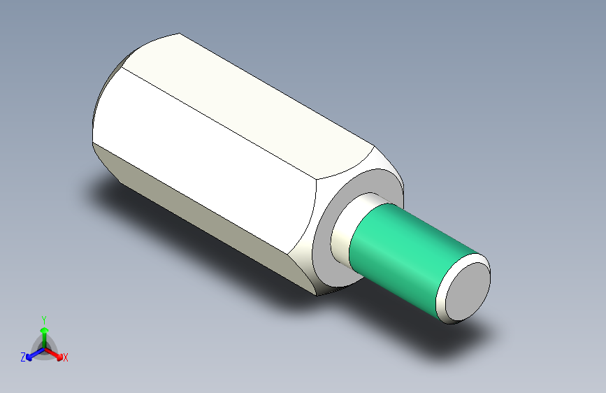 M3间距保持器 IG AG 12mm 6mm PA 66，白色