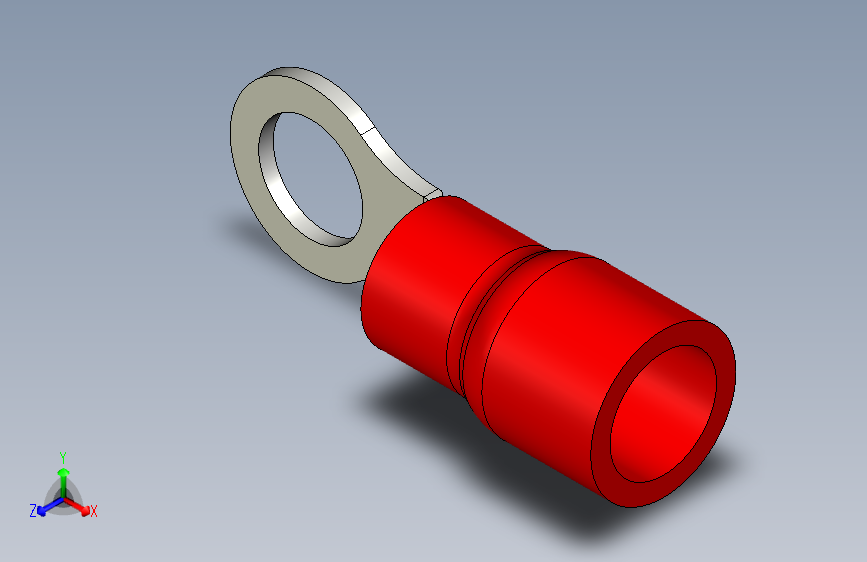 M4 环形电缆连接器 部分绝缘 红色 (0.5 1.5 mm²)