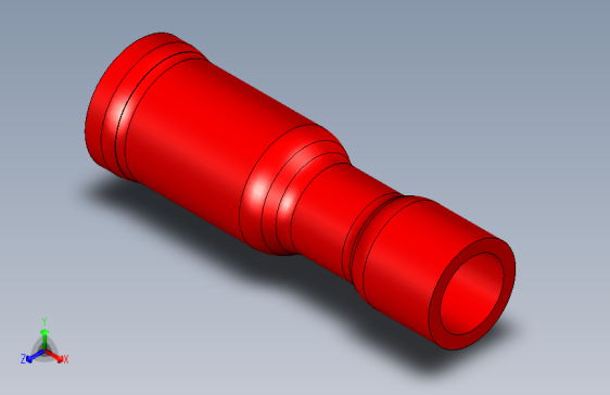 电缆鞋圆形插座外壳 d4 全绝缘红色（0.5 1.5 mm²）