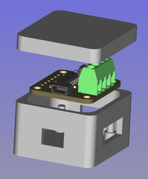 G043605-Adafruit NAU7802 和容器盒=集装箱容器