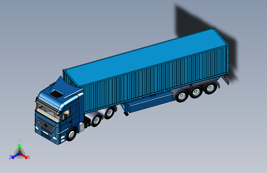 G043609-AMB-Actros+集装箱=集装箱容器