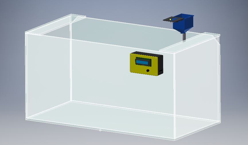 G043618-Automatic Fish Feeder=集装箱容器