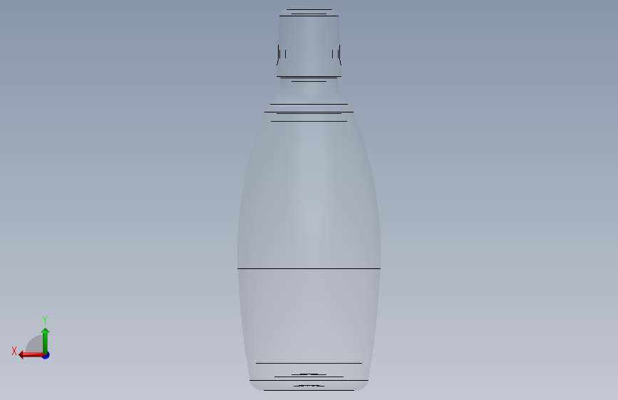 G043623-bottle2 与夹紧盖闭合装置一起使用=集装箱容器 背面视图