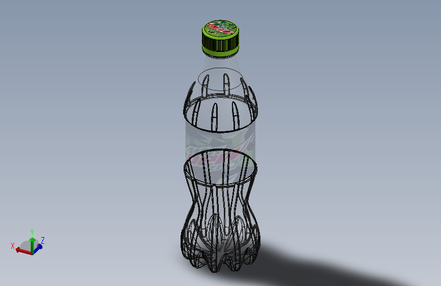 G043780-Mountain Dew 无糖瓶=集装箱容器