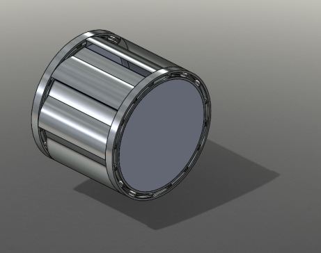 G043788-NASA 拉索尔滚筒铲斗=集装箱容器