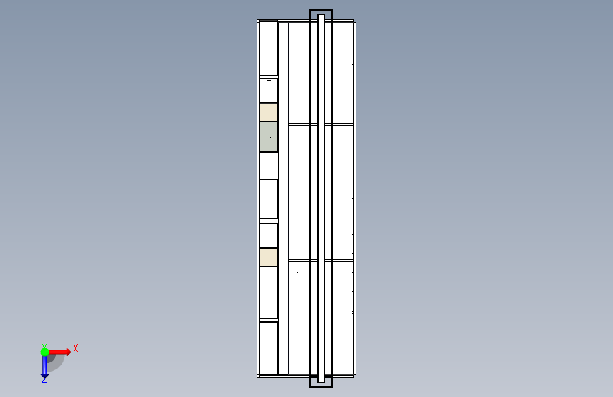 G043827-Pre Painting Process - zinc phosphatized washer container=集装箱容器 俯视图
