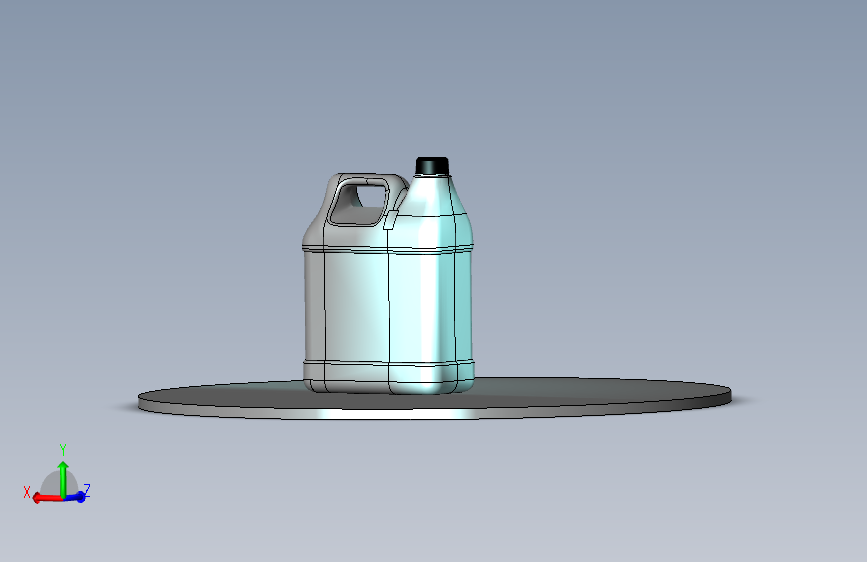 G043834-Rectangular Container. Scene 02.=集装箱容器