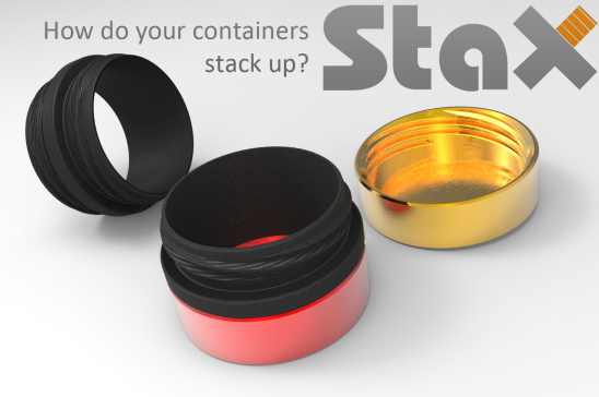 G043857-StaX Hub 连接器=集装箱容器