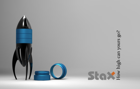 G044433-火箭堆叠玩具支架（Stax配件）=集装箱容器