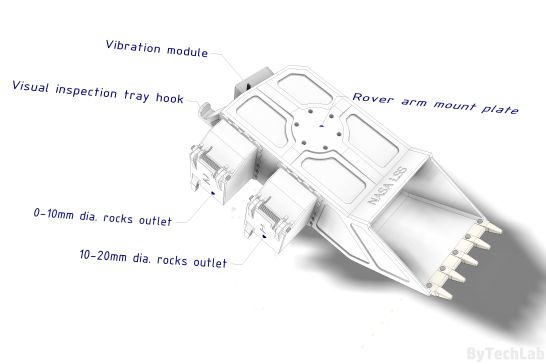G045910-[月球 regolith 收割者] 美国国家航空航天局月球采样系统=集装箱容器