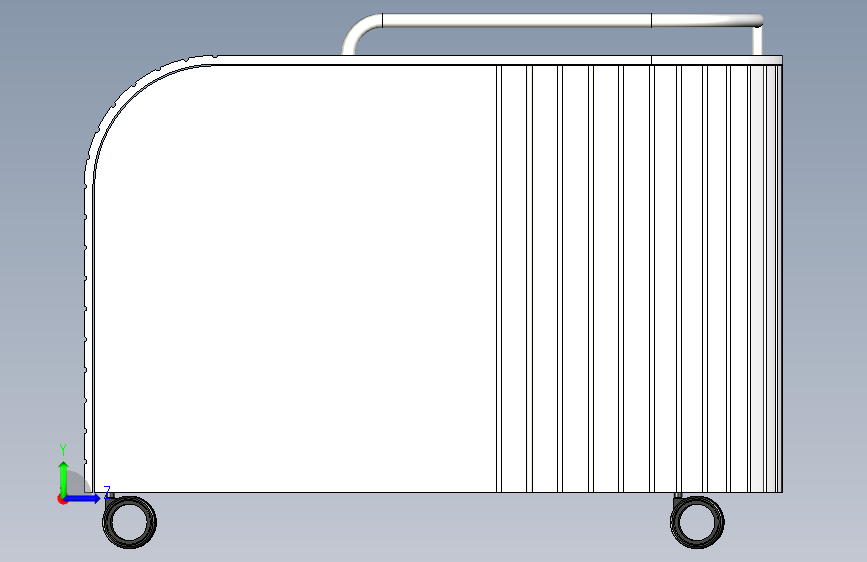 G045099-容器10=集装箱容器 左侧视图
