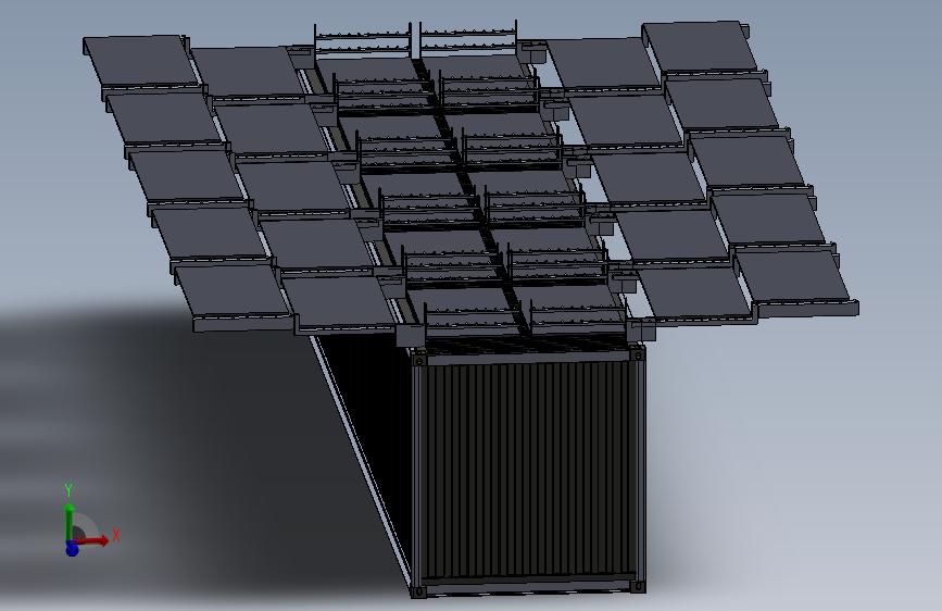 G045404-太阳能供电集装箱=集装箱容器