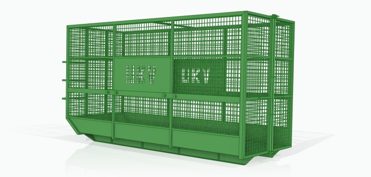 G045435-跳过容器 20 立方米=集装箱容器