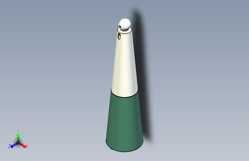 G045524-细锥形玻璃香水瓶=集装箱容器
