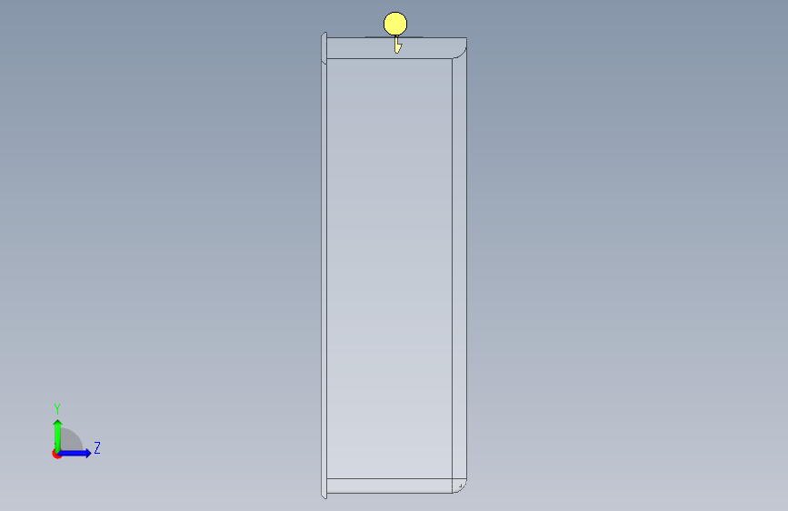 G045543-小柜子=集装箱容器 左侧视图