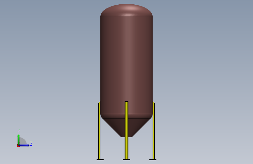 G045597-压力容器 (12)=集装箱容器 左侧视图
