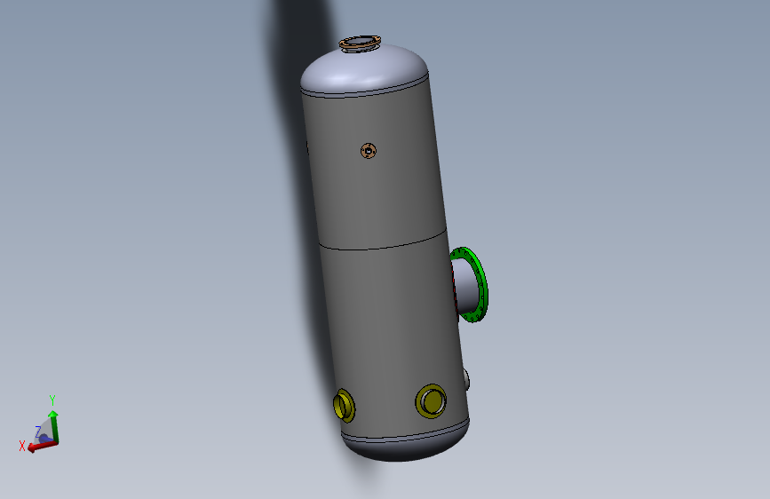 G045600-压力容器=集装箱容器 主视图