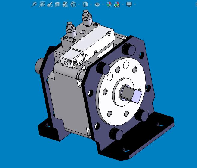 CVRB系列带电磁阀摆动气缸 共8种规格MF709771