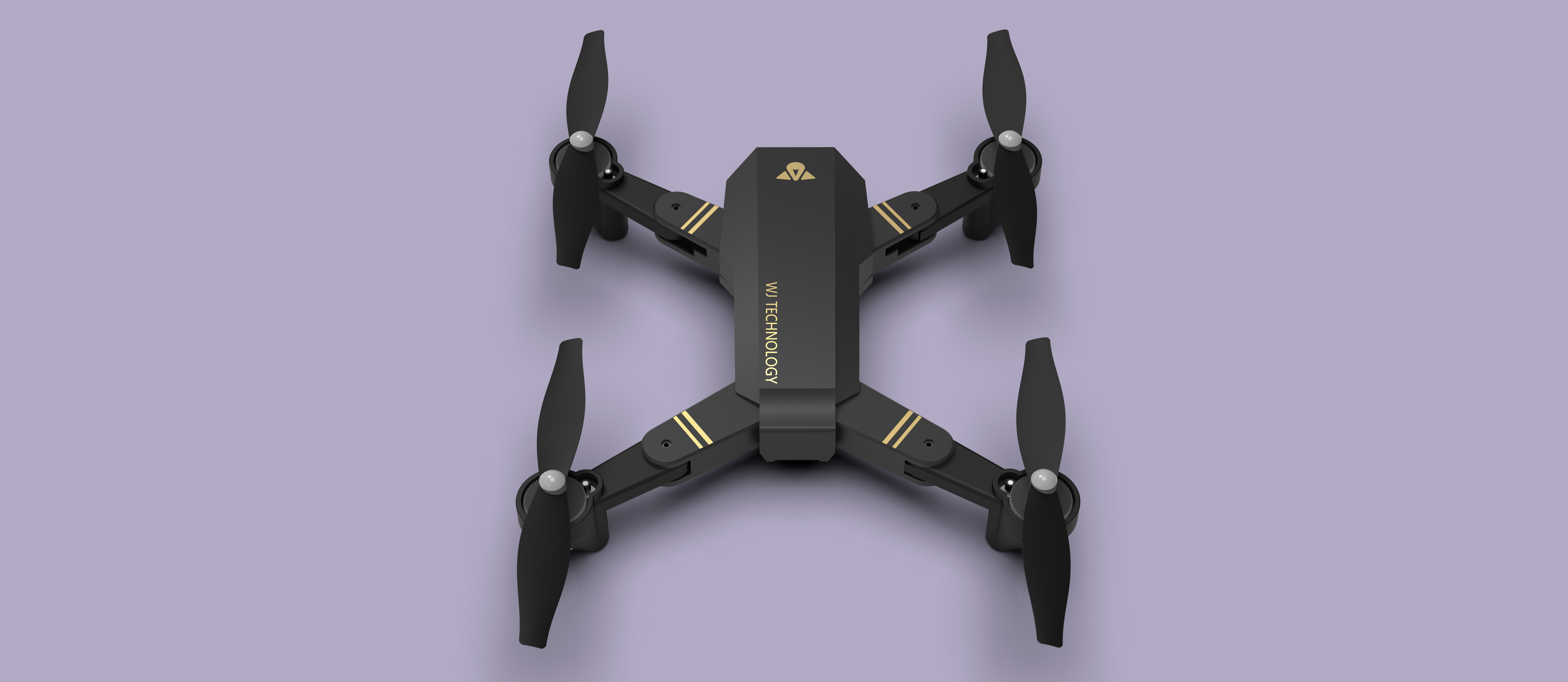 四轴折叠无人机