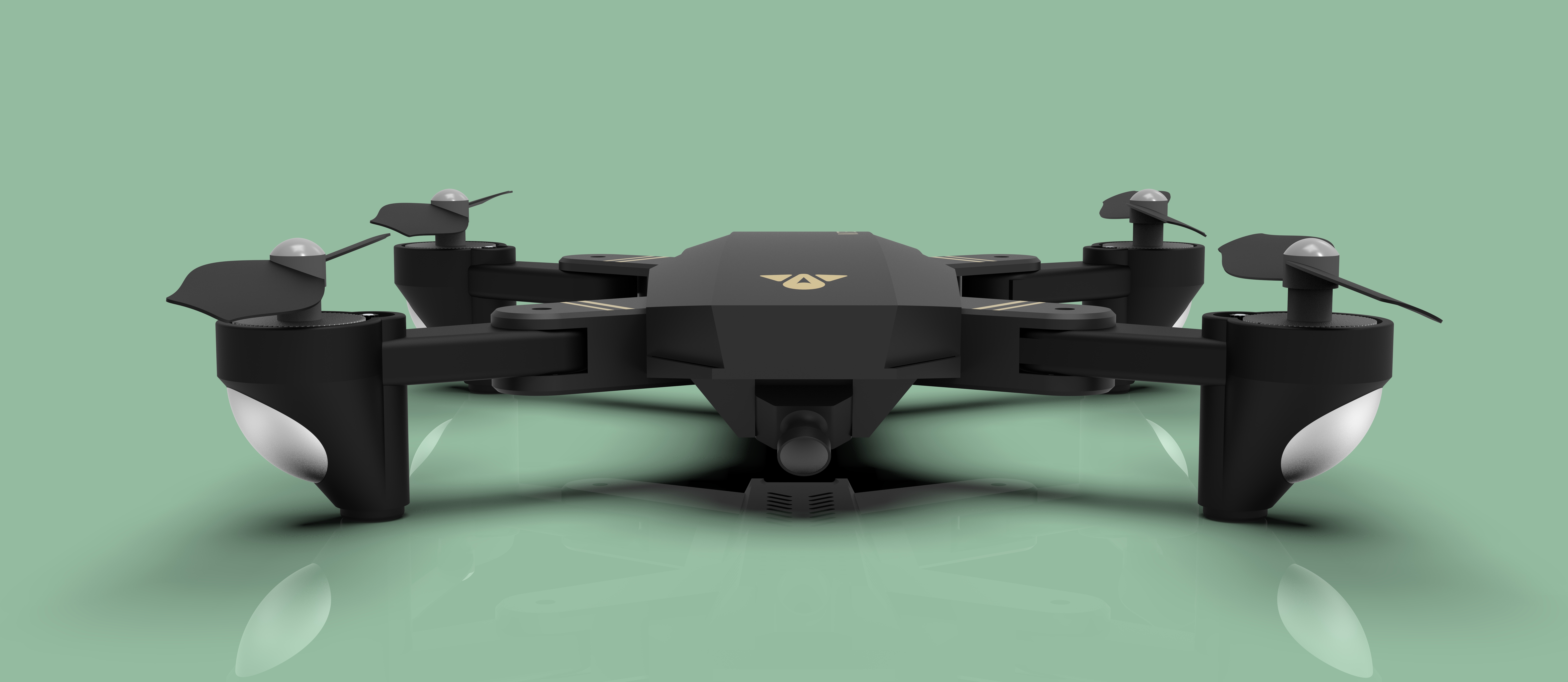 四轴折叠无人机