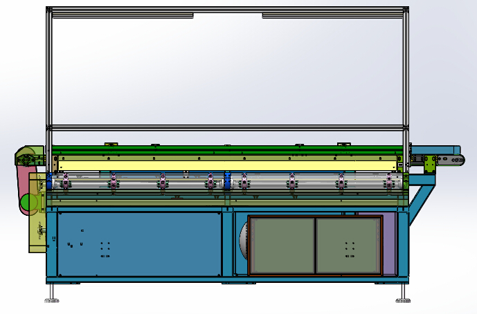 密封条生产线收料台sw18可编辑