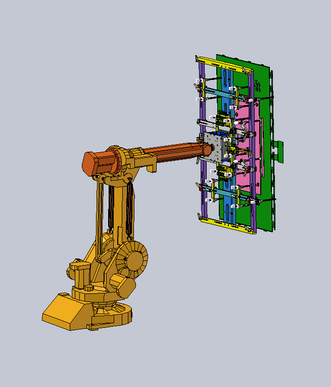 显示器面板取放机器人