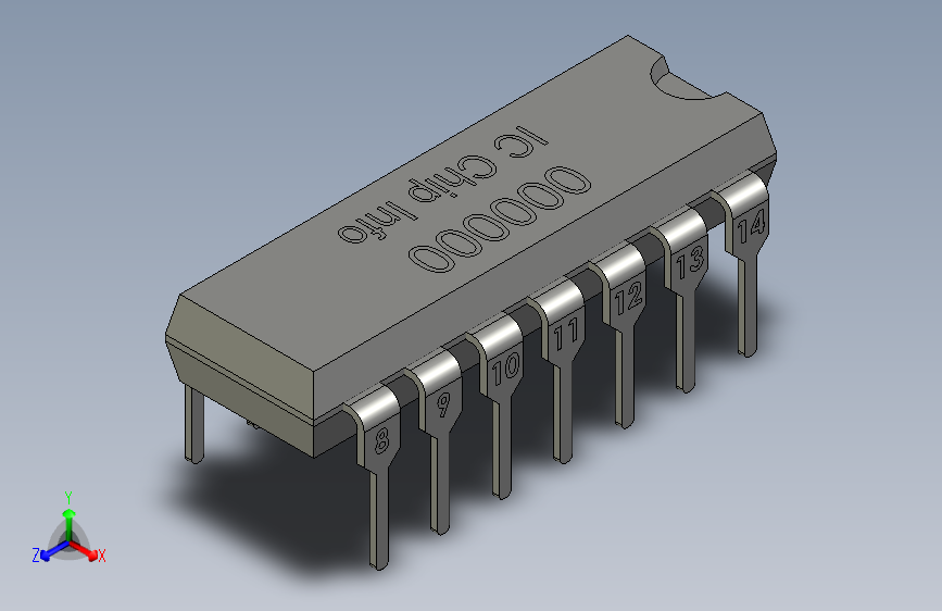 00 BLANK IC 14-Pin