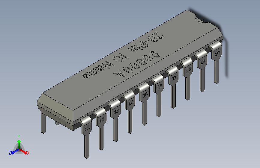 00 BLANK IC 20-Pin