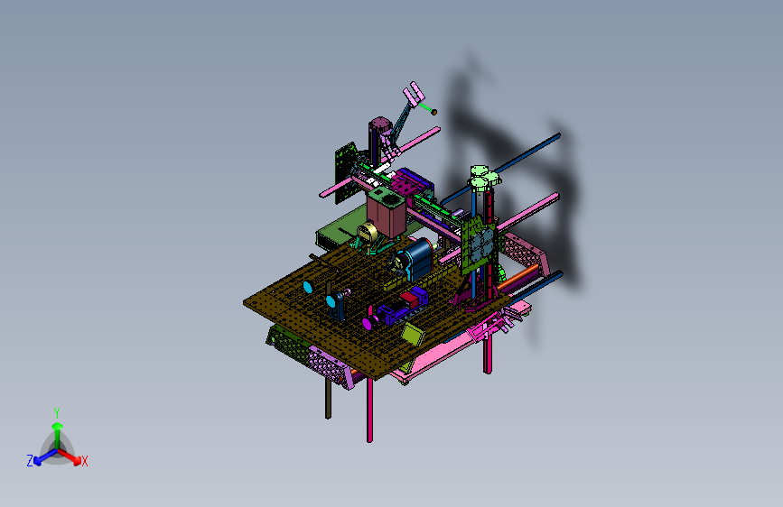 3D打印激光切CNC三合一打印机