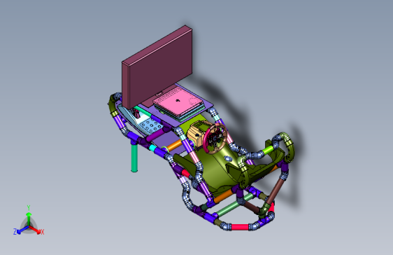 F1赛车游戏座椅