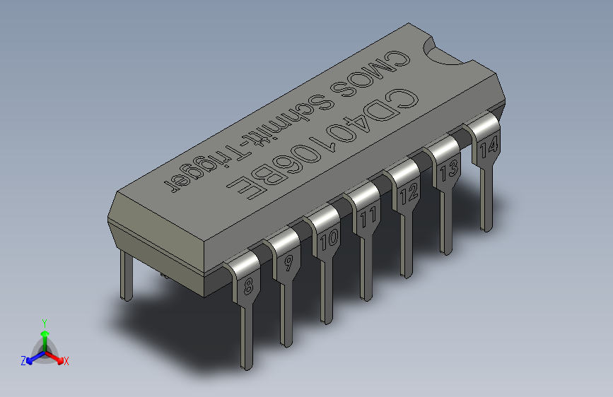 CD40106BE CMOS Schmitt-Trigger