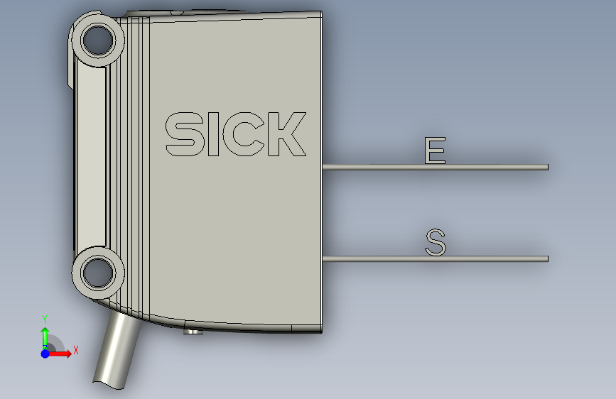 GTE10-N1221 漫反射传感器 SICK 正面视图