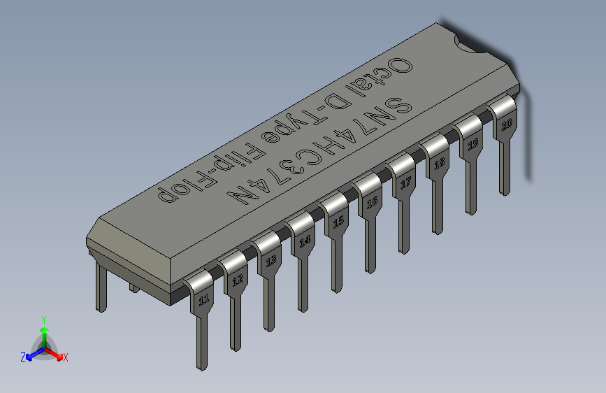 SN74HC374N Octal D-Type Flip-Flop