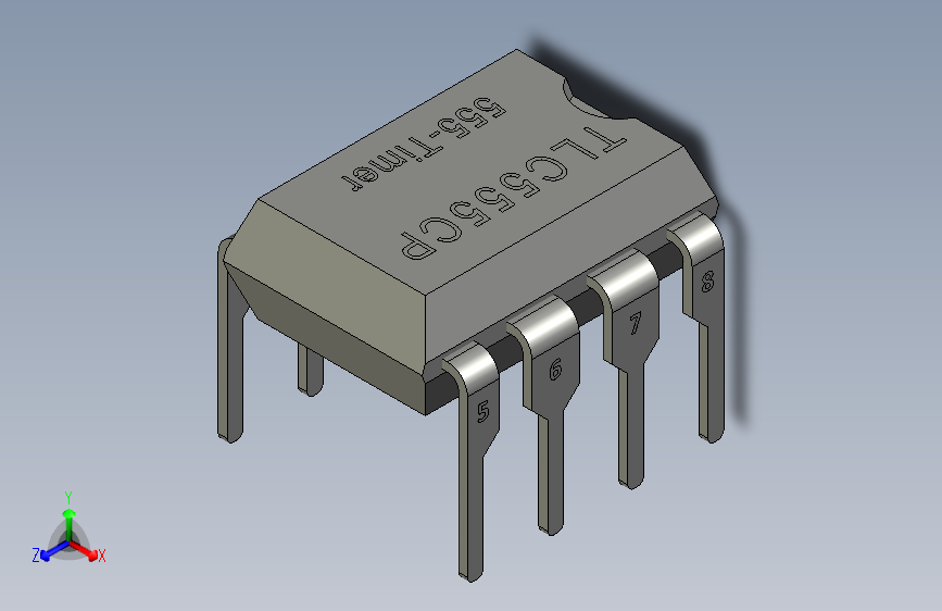 TLC555CP 555-Timer