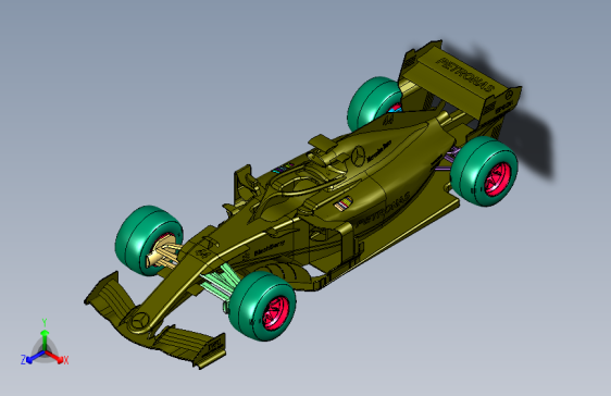 F1梅赛德斯赛车