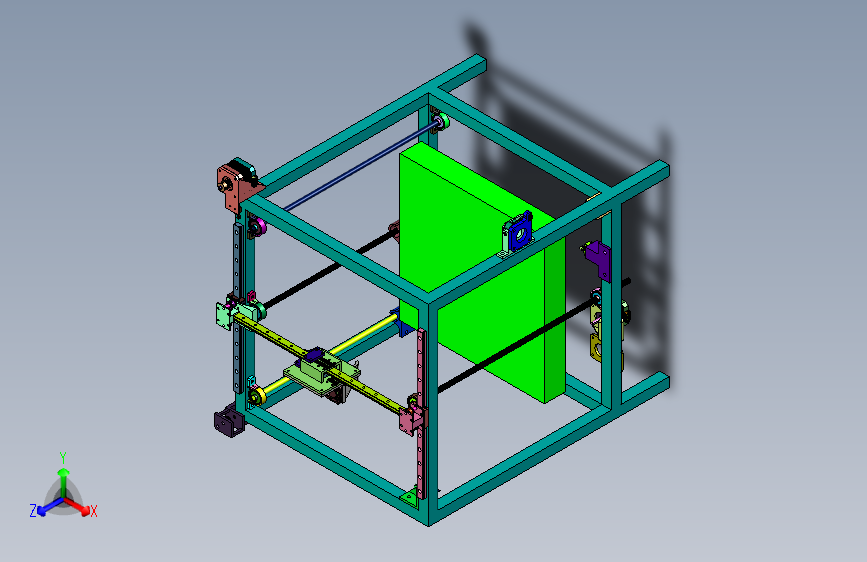 三维高速全自动3D打印机