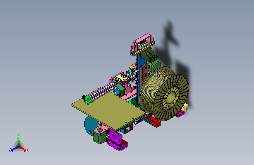 散件3D打印机线轨大尺寸家用教学